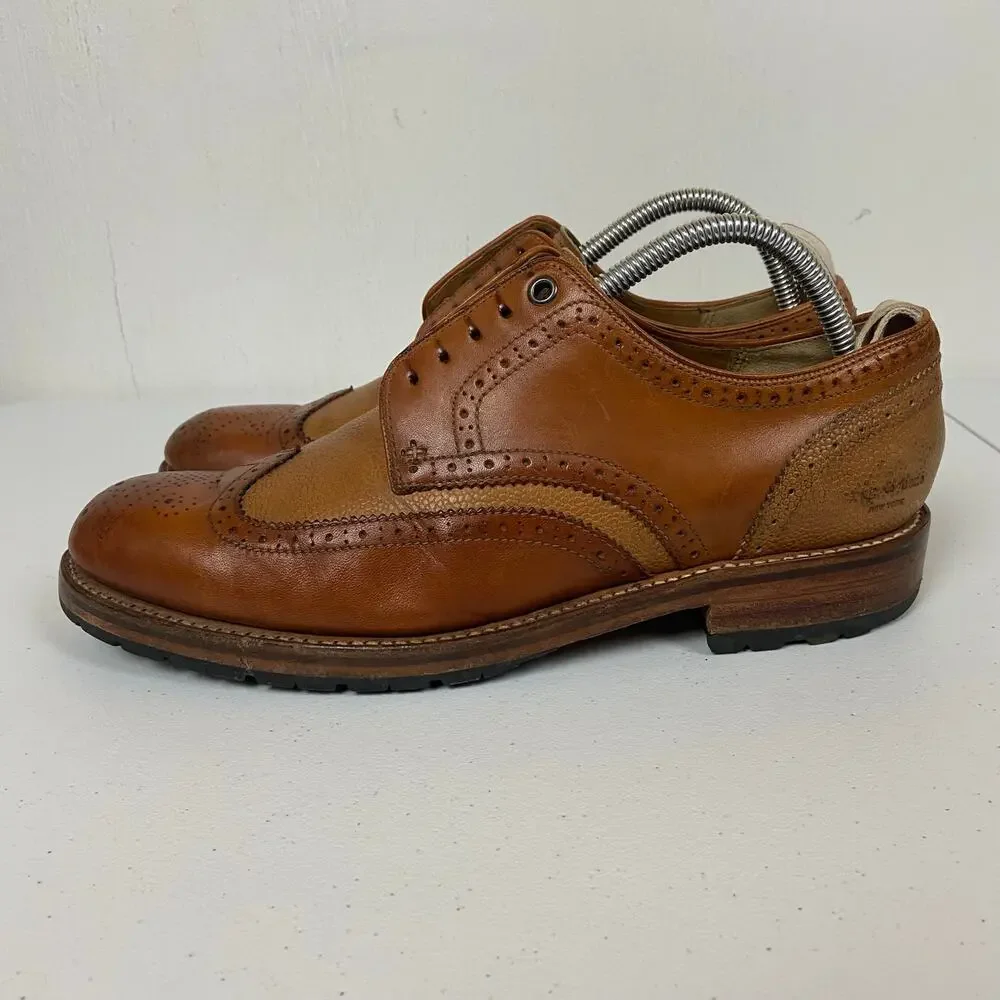 Rag & Bone X Grenson Men's Bedford Wingtip Brogue Derby Shoes Size 9